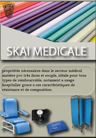 simili cuir , skai,tissu medicale