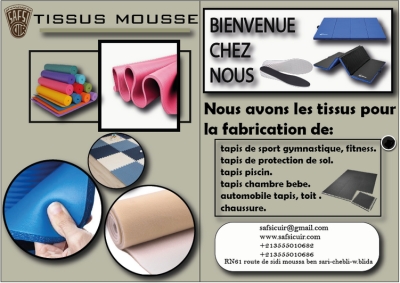 LA MOUSSE EN PVC ET POLYURETHANE 