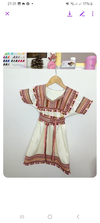  confection robe traditionnelle pour  enfant 